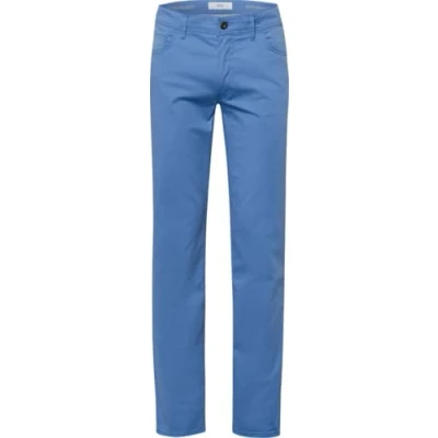 Afbeelding van Brax Cadiz broek Blauw maat W 38 L 32 Heren Five pocket met Regular fit Pasvorm Stretch
