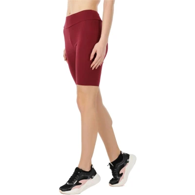 Afbeelding van Merry Style Dames Leggings Sport Wielershorts Shorts Katoen MS MS10 377 LE Wijnrood S