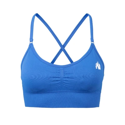 Afbeelding van Gorilla Wear Olivia Sportbh met light support, Dames, Maat: M/L, Blue