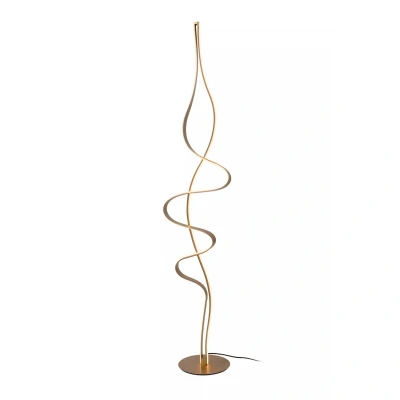 Afbeelding van Lucide Vloerlamp LED Dimb. 1x38W 2700K Mat Goud / Messing