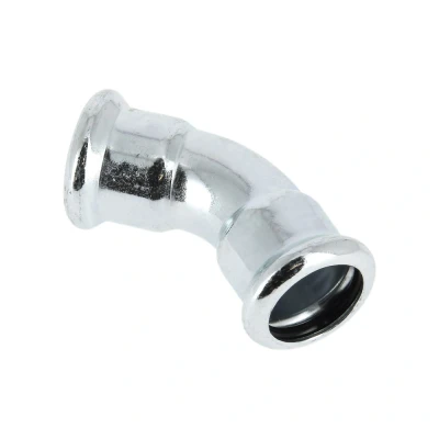Afbeelding van Bonfix Perskoppeling Staal Bocht 45 18x18mm