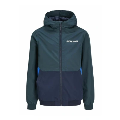 Afbeelding van Jack &amp; Jones Junior Jjerush Blocking NOOS JNR Jas voor kinderen, Maat: 128, Dunkelgrün