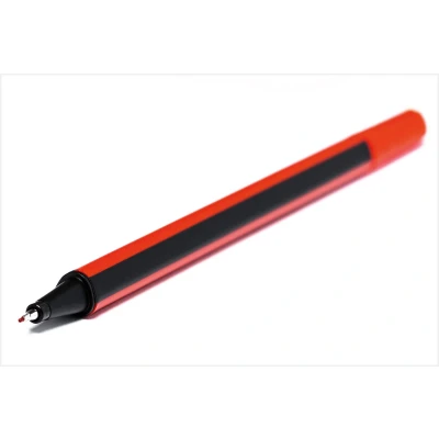 Afbeelding van Q CONNECT fineliner, 0,4 mm, driehoekig, rood