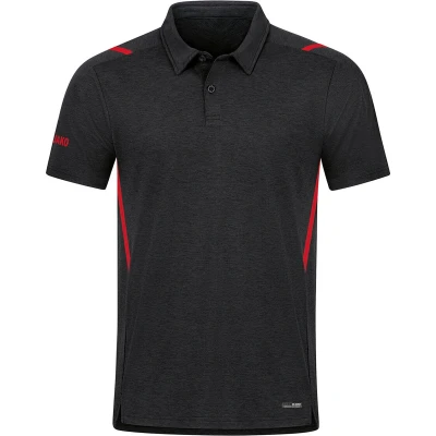 Afbeelding van Polo Challenge Zwart gemeleerd/rood / M