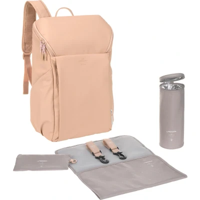 Afbeelding van Lässig Luiertas Green Label Slender Up Backpack Rugzak camel