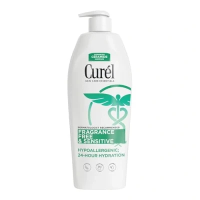 Afbeelding van Curel Continuous Comfort 24 Hour Daily Moisturizing Lotion For Dry Skin Fragrance Free 385 ml (lotions)