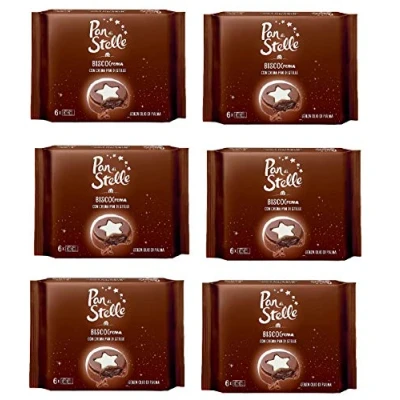 Afbeelding van 3X Mulino Bianco BiscoCrema Pan di Stelle (168g) Knapperig Biscuit met alle romigheid en unieke smaak van Spread!
