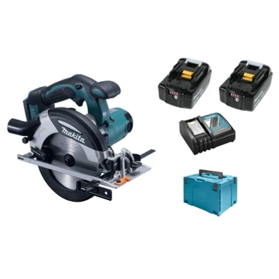 Afbeelding van Makita DHS630RMJ 18V Li Ion Accu Cirkelzaag Set (2x 4.0Ah Accu) In Mbox 165mm
