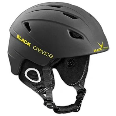Afbeelding van Black Crevice Skihelm Kitzbühel, 9, 5 maten, BCR143764 (zwart/geel, XS)