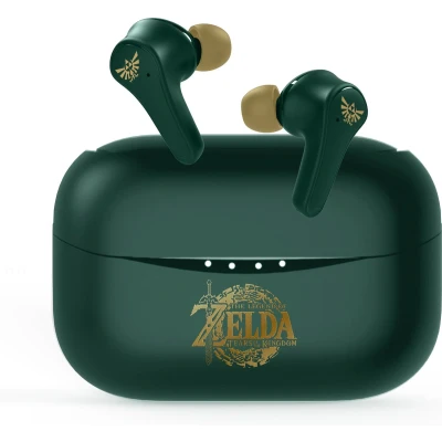 Afbeelding van Zelda draadloze oordopjes earpods met oplaadcase touch control extra eartips TWS (groen)