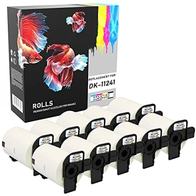 Afbeelding van Prestige Cartridge 10 Rollen DK 11241 102mm x 152mm Groot Logistiek Verzendlabels Compatibel met P Touch QL 1050 1060N 1100 1110NWB