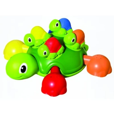 Afbeelding van Tomy Toomies Turtle Tots, Shape Sorting Suction Squirters Bath Toy, Baby Toy For Boys &amp; Girls Aged 1, 2,3+ Year Olds