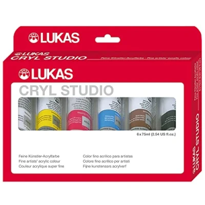 Afbeelding van LUKAS Cryl Studio acrylverfset 6 x 75 ml