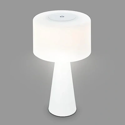 Afbeelding van BRILONER Draadloze tafellamp 7420016 Warm Wit 3000K touch functie IP44 spatwaterdicht incl. oplaadbare batterij Stapdimbaar via 35 x 18 cm