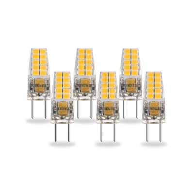Afbeelding van GY6.35 LED Lamp 3W SMD Dimbaar Warm Wit 6 Pack