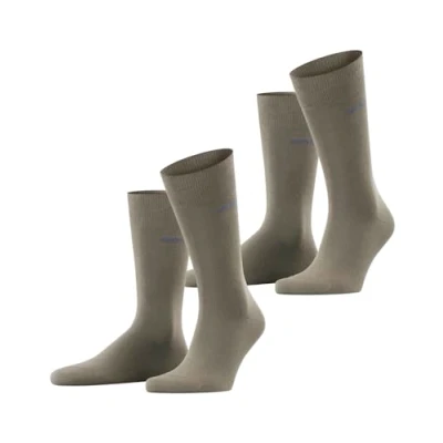 Afbeelding van ESPRIT Heren Sokken Basic Uni Multipack M So katoen eenkleurig 2 paar, Groen Thymian 7821, 47 50