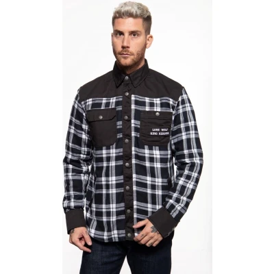 Afbeelding van King Kerosin Lone Wolf Overhemd 5XL Zwart