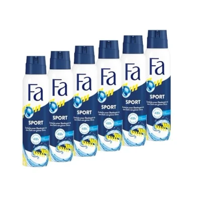 Afbeelding van FA Deospray Sport, verpakking van 6 stuks (6 x 150 ml)