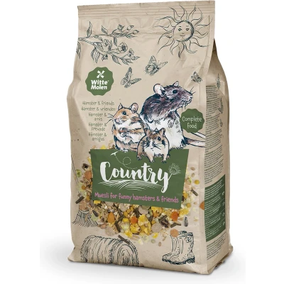 Afbeelding van Witte Molen Knaagdierenvoer Knaagdier Country Hamster &amp; Friends 3kg 1st