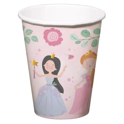Afbeelding van Pretty Princess Bekers 250ml 8 stuks