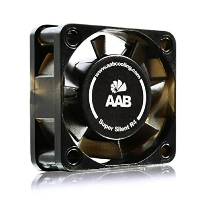 Afbeelding van AABCOOLING Super Silent R4 Leise und Efizient 40mm Gehäuselüfter mit 4 Anti Vibration Pads 9V Spannungsreduzierer Lüfter, Mini Ventilator, Cooling 3D Drucker 7,9 dB (A)