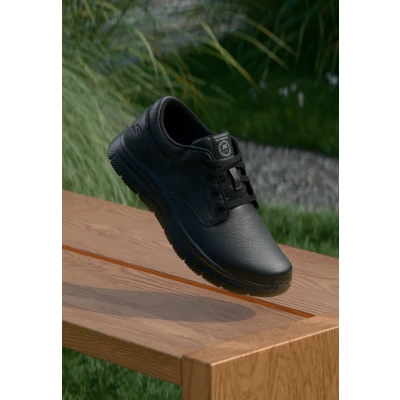 Afbeelding van Skechers FLEX Advantage SR Fourche Sportieve veterschoenen, Heren, Maat: 41.5, Black Leer