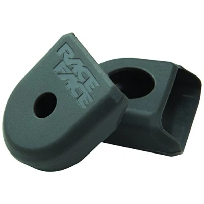 Afbeelding van Race Face Crank Boots crankbescherming set van 2 S &amp; M, Maat: S/aluminium cranks; kleur: grijs