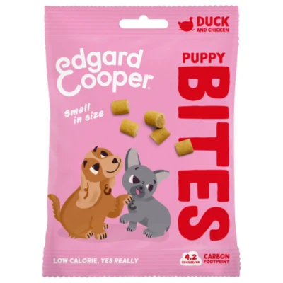 Afbeelding van Edgard &amp; Cooper Puppy Bite S Eend Kip 50 gr