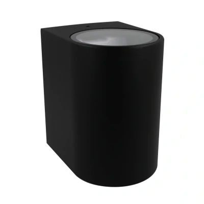 Afbeelding van Yphix Wandlamp Kubbe 3 Up And Down Zwart Ip54 Gu9 LEDdirect.nl
