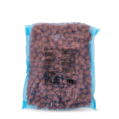 Afbeelding van KoRo Rijstcrispies met witte chocolade en aardbeienpoeder 1 kg