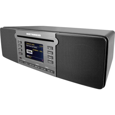 Afbeelding van Kathrein DAB+ 100 Radio VHF (FM), Bluetooth, WiFi, CD Zwart