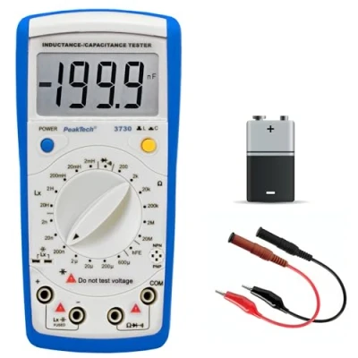 Afbeelding van PeakTech LCR meetinstrument, max. 200 µF / 20 H Mohm, 1 stuk, P 3730