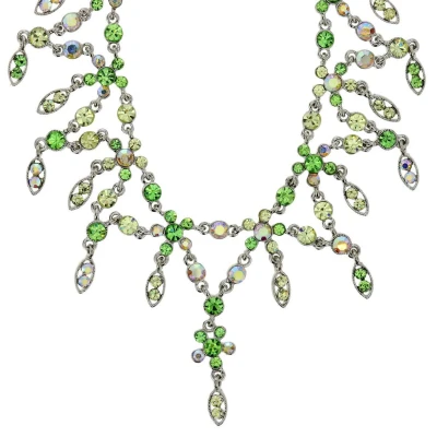 Afbeelding van Behave Korte ketting met groene stenen