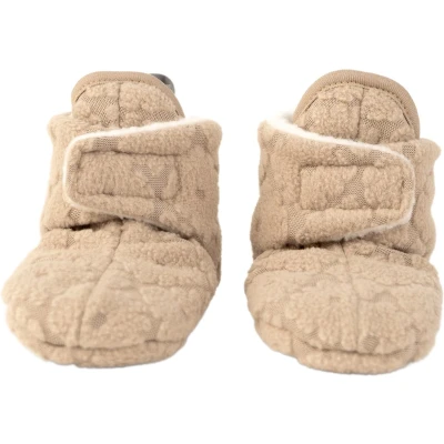 Afbeelding van Babysloffen Lodger Folklore Fleece Beige 6 12 maanden