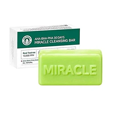 Afbeelding van SOME BY MI [Sommige Mi] Aha. Bha. Pha 30 Days Miracle Cleansing Bar, 95 G (1 stuk)