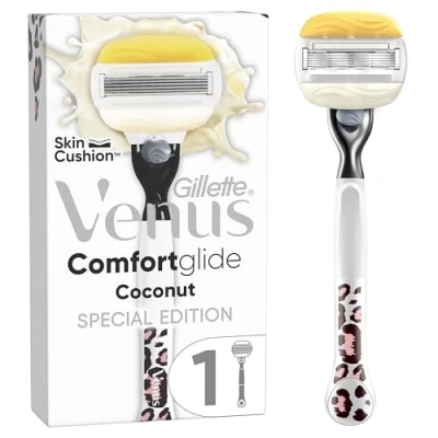 Afbeelding van Gillette Venus Scheermes ComfortGlide Coconut Leopard 1 set