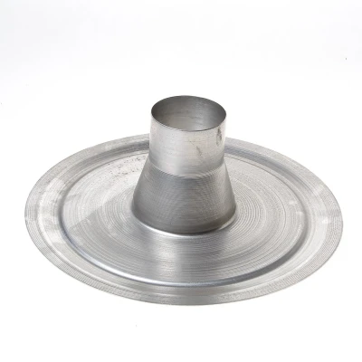 Afbeelding van Anjo aluminium kiezelbak met ronde middenuitloop