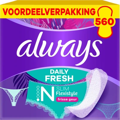 Afbeelding van 14x Always Inlegkruisjes Fresh Flexistyle 40 stuks
