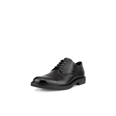 Afbeelding van ECCO Metropole London Veterschoenen, Heren, Maat: 39, Black Leer