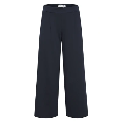 Afbeelding van ICHI Ihkate SUS WIDE Broek, Dames, Maat: Small, Total eclipse