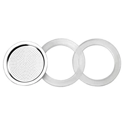 Afbeelding van IBILI Silicone afdichting + filter voor percolator, Essential, 4 kopjes, set van 2 afdichtingen 1