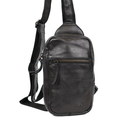Afbeelding van Bear Design Nikki Leren Crossbodytas Zwart