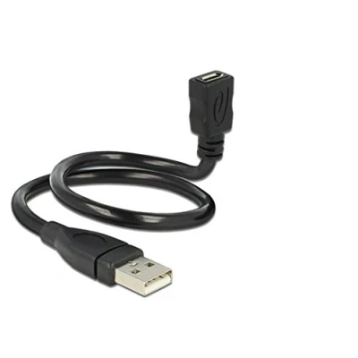 Afbeelding van Delock Kabel USB 2.0 Type A Manueel &gt; Micro B Vrouwelijk Shap