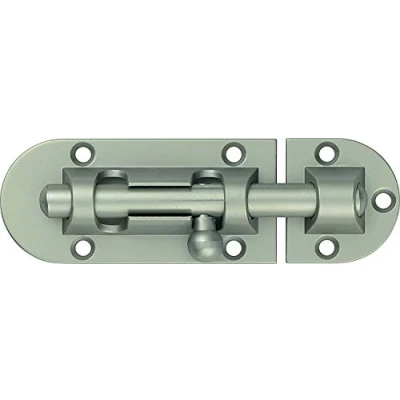 Afbeelding van ABUS 59684 schuifgrendel, 60 mm zilver