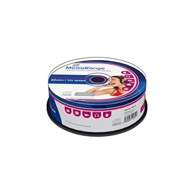 Afbeelding van MediaRange Audio CD R 700MB80min 12x speed, Cake 25