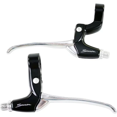 Afbeelding van Saccon Remgreep set L211/214 Nexus zwart/zilver