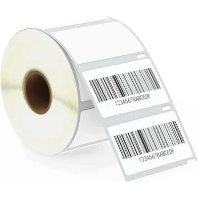 Afbeelding van Powerwerk 1 rol 11354 zelfklevende etiketten compatibel met DYMO S0722540, 57 mm x 32 mm, 10000 multifunctionele voor LabelWriter 450 serie en 4XL