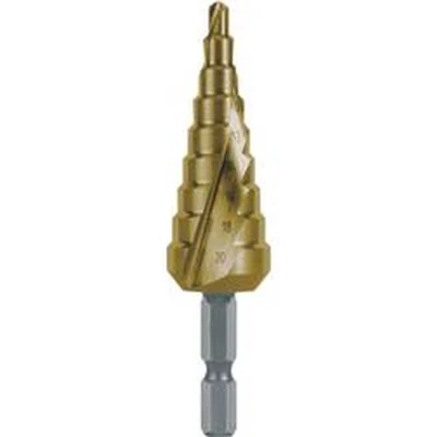 Afbeelding van RUKO 101051TH Getrapte boor 4 20 mm HSS Gezamenlijke lengte 81 TiN 1 stuk(s)
