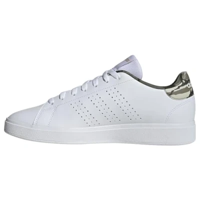 Afbeelding van adidas Heren Advantage Base 2.0 Schoenen Non Football Low, Ftwr Witte Olijf Strata, 38 EU