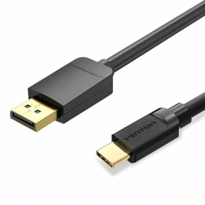 Afbeelding van Adapter USB C naar DisplayPort Vention CGYBF Zwart 1 m